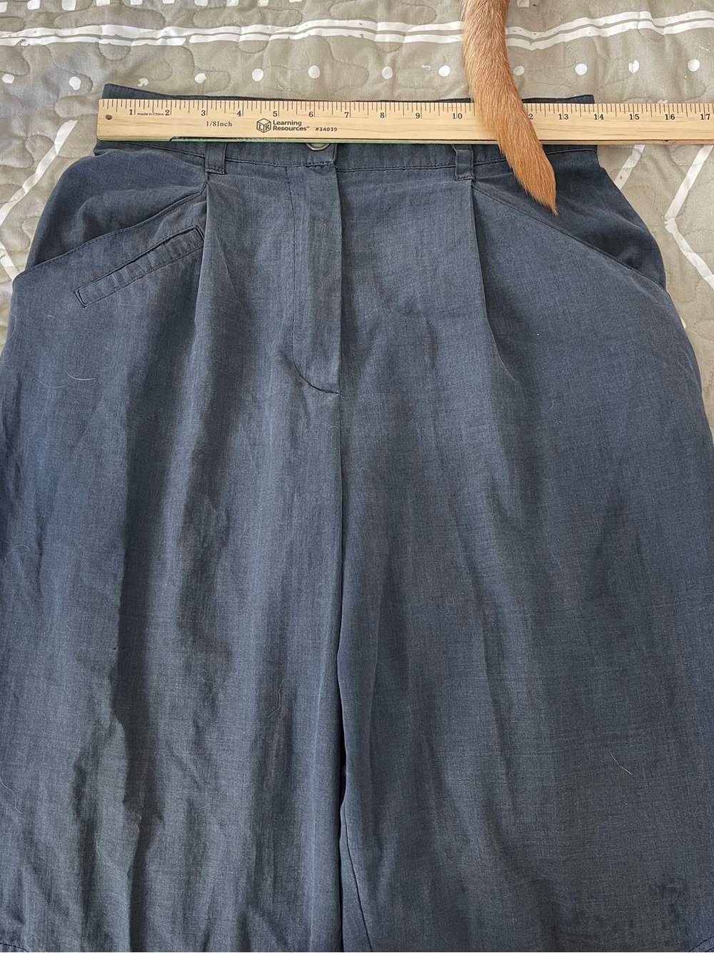 Vintage 1990's Catalina Cotton Safari Tropical Patch Barrel Taper Pants 4 Small - Picture 9 of 13